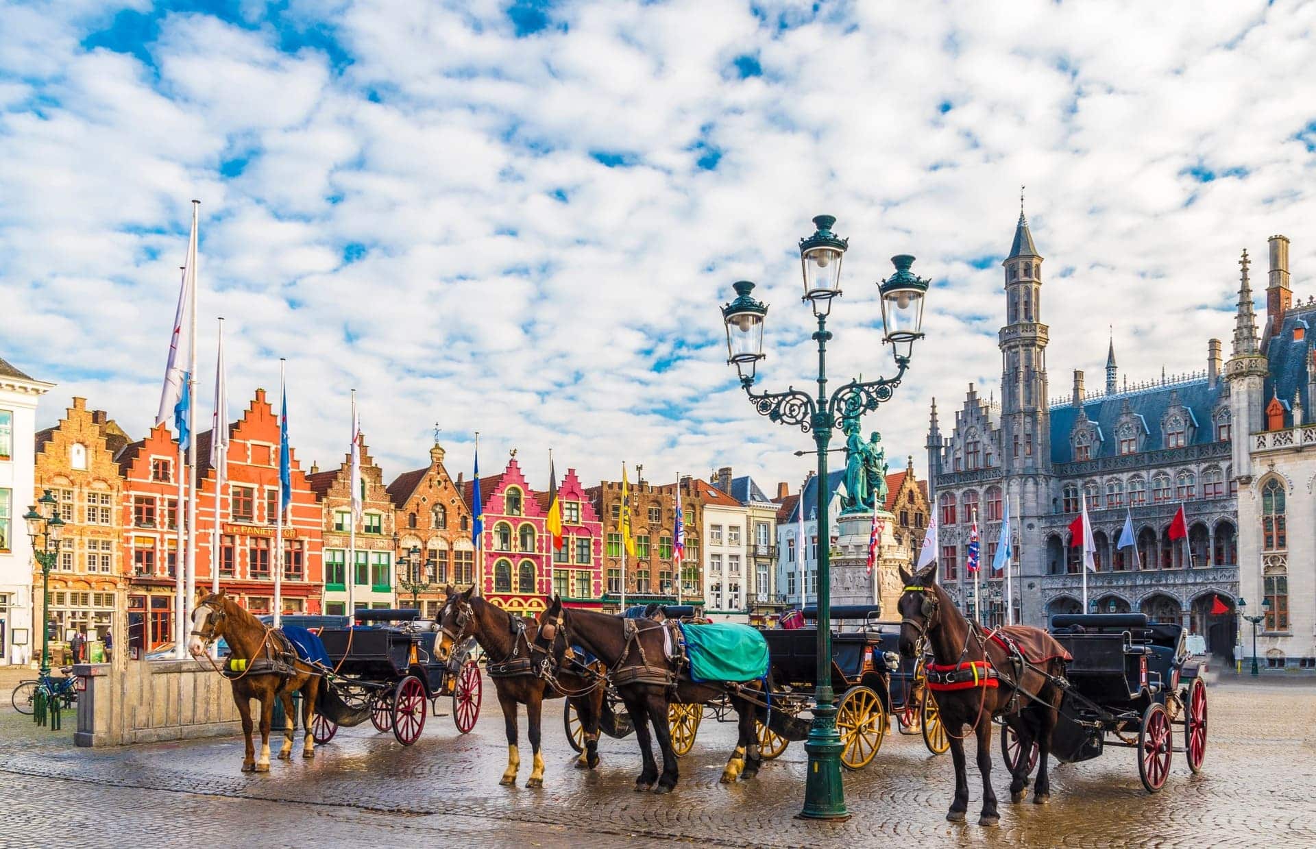 grote markt platz brügge